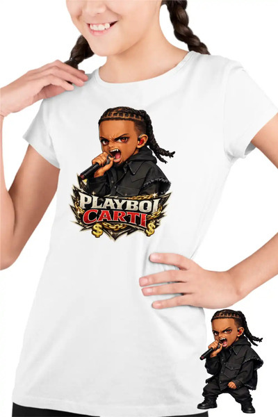 OEM Tricou Copii Fete Playboi Carti RIP