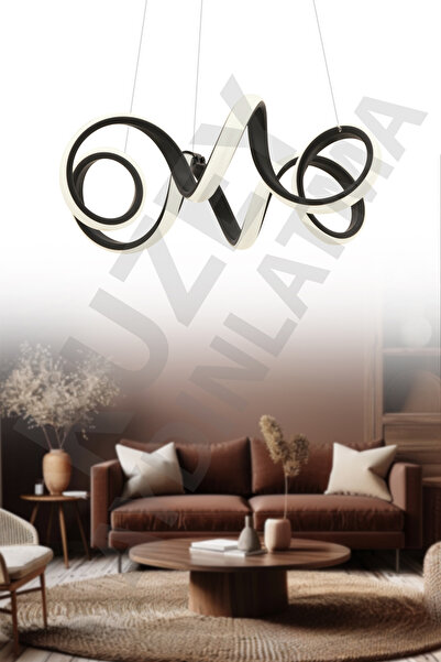 GYK LİGHT DALGALI LED 3 RENKLİ LED AVİZE MODERN AYDINLATMA