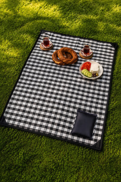 Lacomfor Piknik Örtüsü Plaj Halısı Kum Tutmaz Su İtici Oxford Kumaş 100x150 Ç...