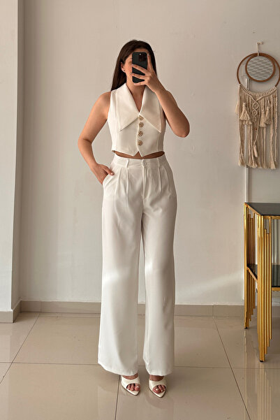 Sorridi Baby Collared Buttoned Vest and Pants 2-Piece Set