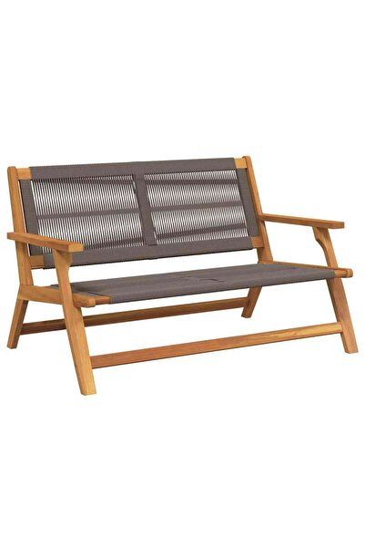 vidaxl Mobilier de grădină Gri 122 x 76 x 73 cm Lemn Solid de Acacia