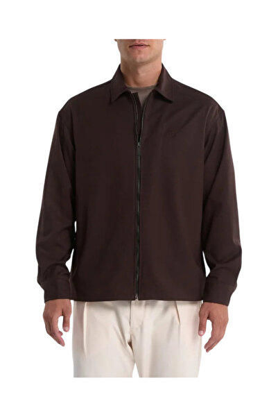 Royal Denim Division Ανδρικό Overshirt Καφέ Royal Denim ASIMOV5136-BROWN