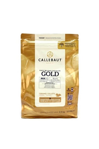 Callebaut CakeMasters Ciocolata alba cu zahar caramelizat Gold 30,4% 2,5kg