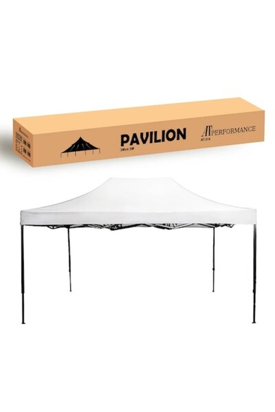 AT Performance ®   Cort pavilion pliabil 3x4.5m – Impermeabil, Metal solid, R...