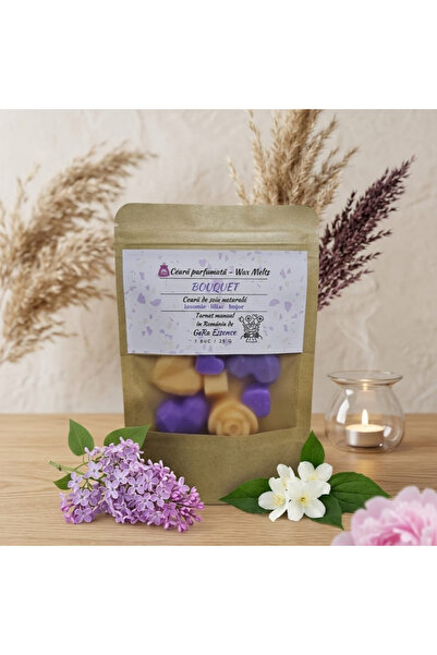 GeRa Essence Ceara parfumata/ Wax melts din soia, Bouquet - Iasomie, Liliac, ...
