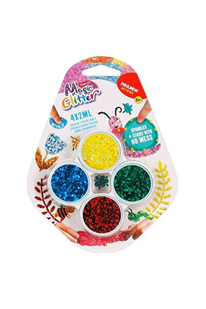 Paulinda Paulinda glitter set, Magic Glitter, 4 x 2 ml