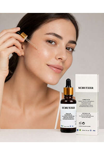 SCHUTTZER Ulei facial nutritiv cu squalane – Hidratare profundă și ser ușor h...