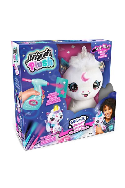 Airbrush P Jucarie de plus de colorat, Airbrush Plush, Light Up Cosmic Unicorn