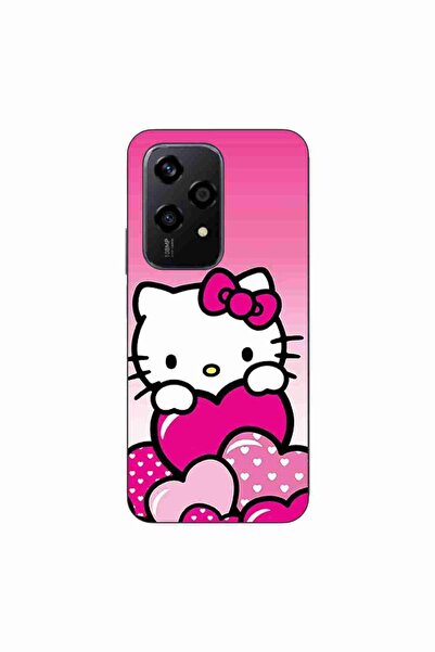 OEM Husa compatibila cu Honor 200 Lite Silicon Gel Tpu Model Hello Kitty Pink...