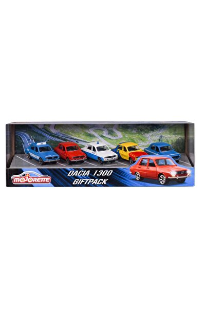 Majorette Set of 5 metal cars Dacia 1300, Majorette, 7 cm