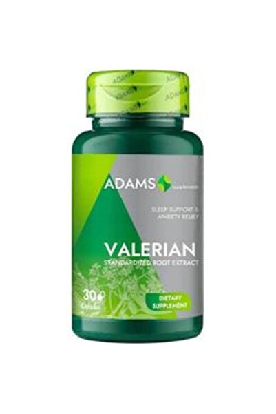 Adams Supplements Valeriana Suport pentru Somn și Ameliorarea Anxietății, 30 ...