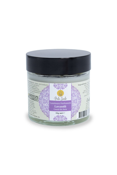 Palo Santo Soy Candle and Lavender Essential Oil: Rest and Relaxation