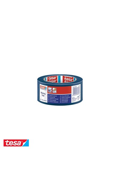 Tesa Bandă adezivă de marcare albastră, PVC plastificat, adeziv cauciucat, 33...