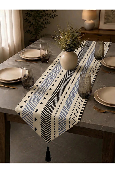 Econice Bohemian Pattern, Digital Printed Baby Face Fabric Runner