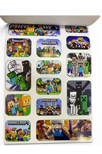 Harika Kitap Minecraft STICKER ALBÜM 180 STIKERS