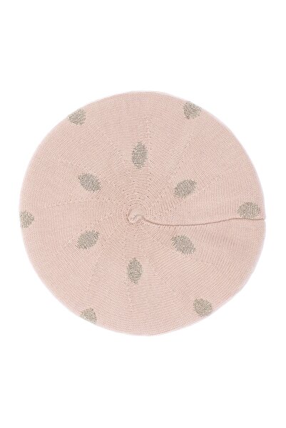 ButicCochet Women's beret, Buticcochet, one size, wool, metallic thread patte...