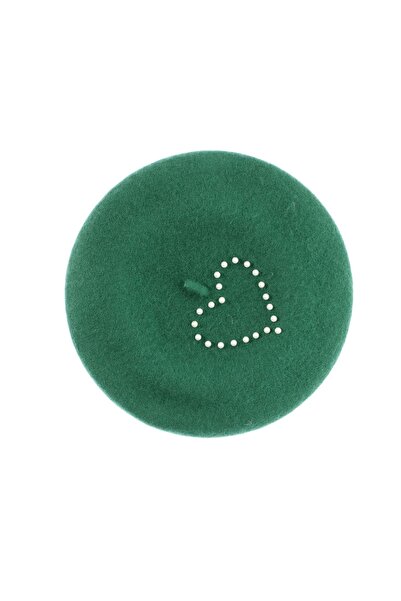 ButicCochet Beretă de damă, lână, Buticcochet, model cu perle, mărime unică, ...