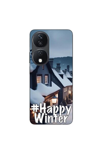 OEM Husa compatibila cu Honor X7b Silicon Gel Tpu Model Happy Winter