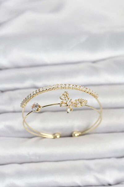Generic Brand Brass Gold Color Model Women's Bracelet Tj-Bb8505