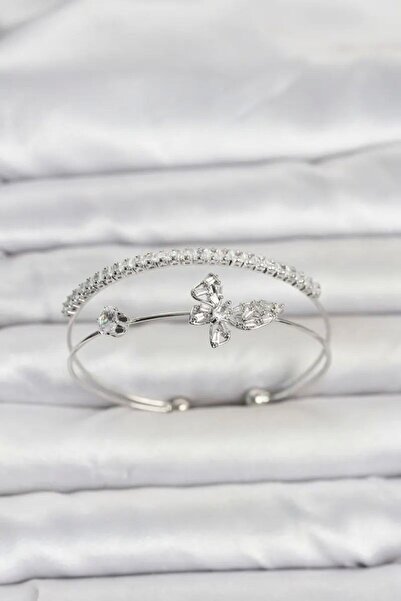 Generic Brand Brass Silver Color Model Women's Bracelet Tj-Bb8504