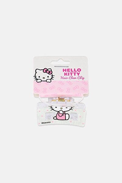Hello Kitty Kids Girl Graphic Print Hair Claw Clip, White