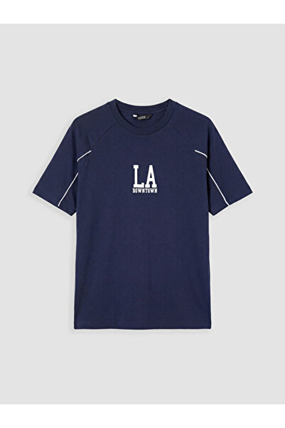 LC Waikiki RMZ GİYİM FARKİLYA Tricou pentru bărbați cu croială relaxată, gule...