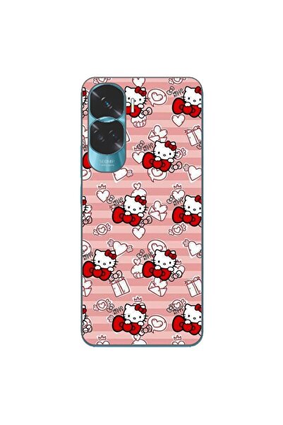OEM Husa compatibila cu Honor 90 Lite 5G Silicon Gel Tpu Model Hello Kitty Ro...