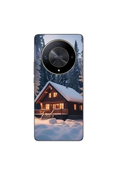 OEM Husa compatibila cu Honor Magic6 Lite Silicon Gel Tpu Model Peisaj Iarna ...