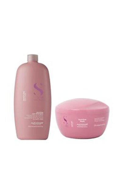 Alfaparf Milano Pachet Hidratant pentru Par Uscat - Semi Di Lino Moisture Nut...