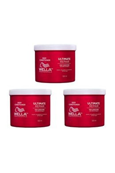 Wella Professionals Pachet 3 x Balsam de Reparare cu AHA & Omega 9 Pentru Par...