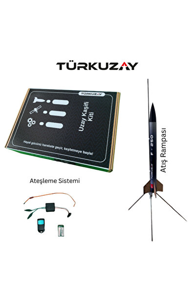 TURKUZAY 🚀 Türkuzay F250 Model Roket — Orta Seviye Tam Paket