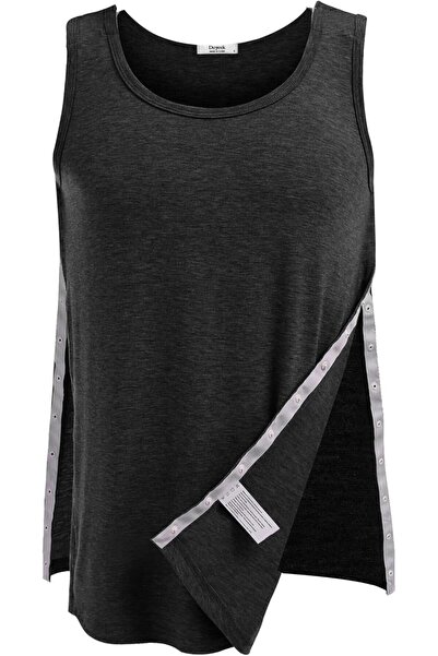 Other PINSPARK Unisex Shirt After Shoulder Surgery Tank Top Womens Snap Butto...