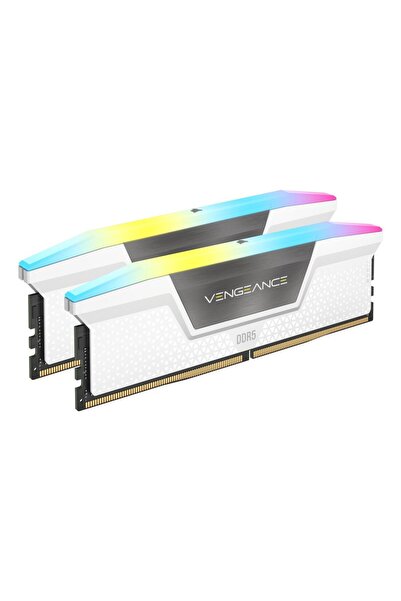 Corsair Memorie RAM Vengeance RGB 64GB (2x32GB) DDR5 6000MHz CL40 Dual Channe...