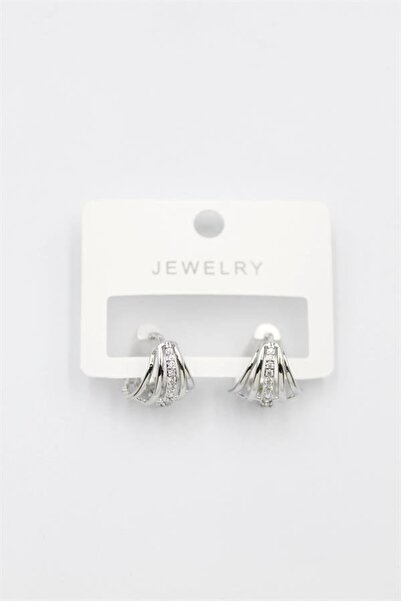 atastore2017 Jewelled Earrings - Silver