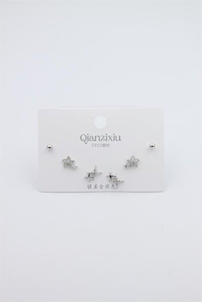 atastore2017 Multiple Set Earrings - Silver
