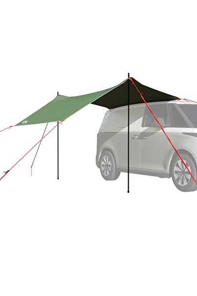 vidaxl Cort auto verde rezistent la apa