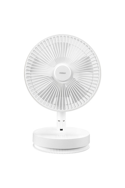 Everest EFN-600, BEYAZ, 4 Kademeli Hız, Masaüstü Kullanım, Taşınabilir, Dahil...