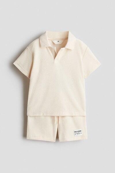 H&M 2 Parçalı Velur Set