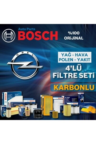 Bosch Opel Corsa D 1.3 Cdti Filtre Bakım Seti 2011-2015 4KP