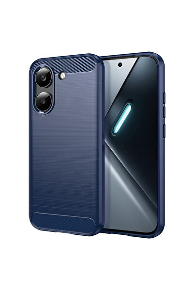 Techsuit Husa pentru Xiaomi Poco X8 Pro, Carbon Silicone, protectie camera, a...