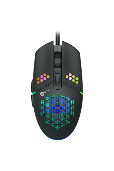 LENOVO Lecoo MS105 3200 DPI 6 Tuşlu Kablolu RGB Led Aydınlatmalı Gaming Oyunc...