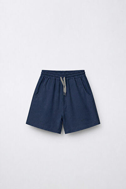 hepbaby 100% Muslin Cotton Unisex Kids Bermuda Shorts |   Elastic Waist Draws...