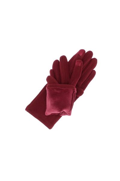 ButicCochet Mănuși de iarnă pentru femei, din material sintetic și bumbac, cu...
