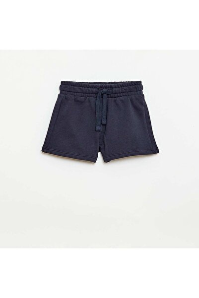 KIABI Unbrushed Fleece Shorts BLUE