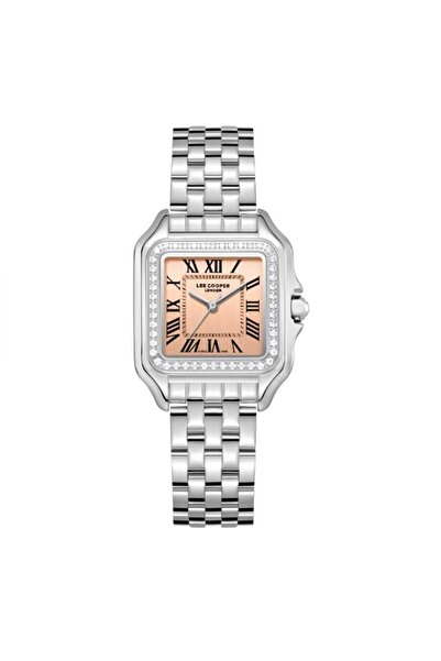 Lee Cooper Women's 3H Rose Gold Dial Watch - LC08398.300