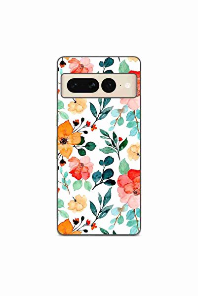 OEM Husa compatibila cu Google Pixel 8 Pro Silicon Gel Tpu Model Painted Flowers
