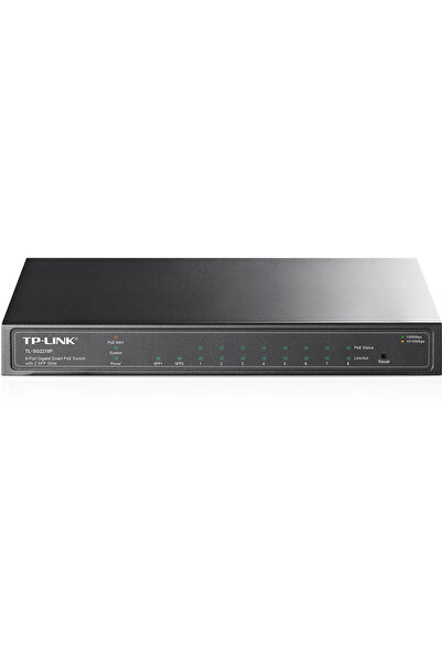 TP-LINK TL-SG2210P |   Comutator |   8x RJ45 1000Mb/s PoE, 2x SFP, Desktop, M...