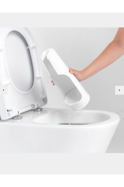 Brabantia Perie de toaletă albă clasică