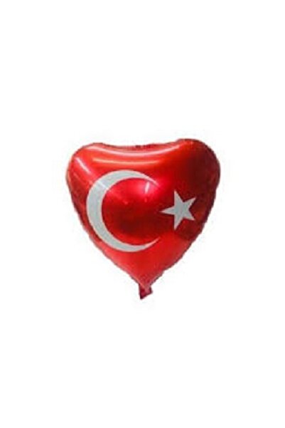 BenimMarifetlerim Moon Star Printed Heart Foil Balloon 24 Inch 60 cm X 60 cm
