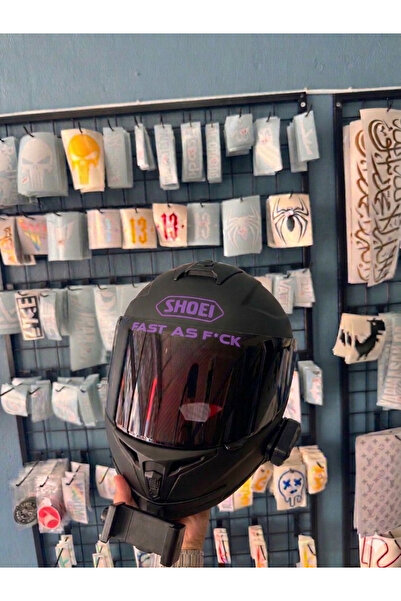 Mavera Stickers Fast As F*ck Sticker Etiket (14x1cm) Araba-Kask-Motor İçin